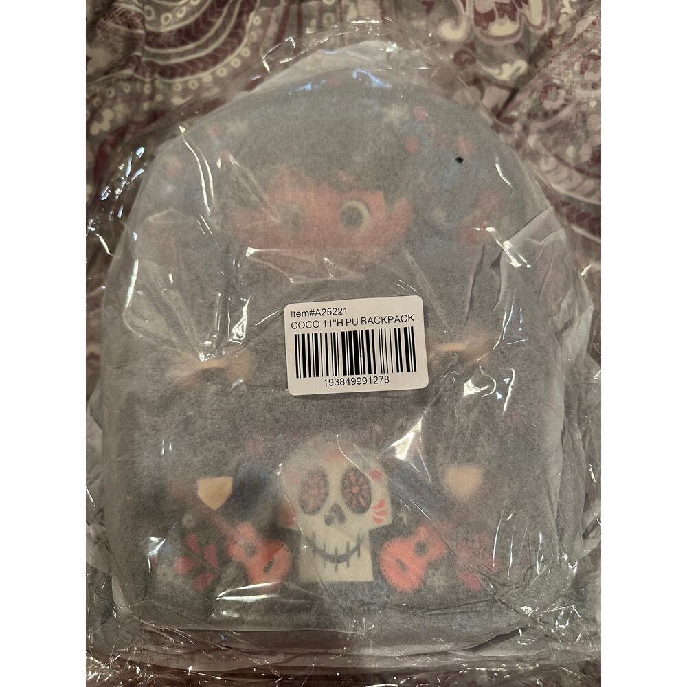 NWT Disney Wondapop Coco Miguel Hector Ernesto Faux Pebbled Leather Backpack - Picture 8 of 8